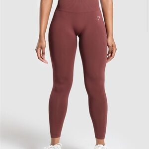 Gymshark Women's Maroon Leggings